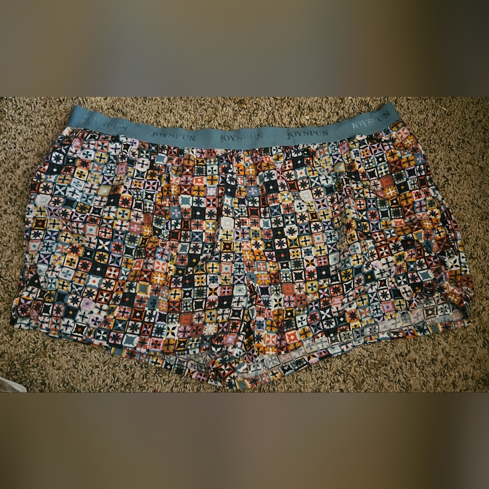 Joyspun 3x patterned sleep shorts